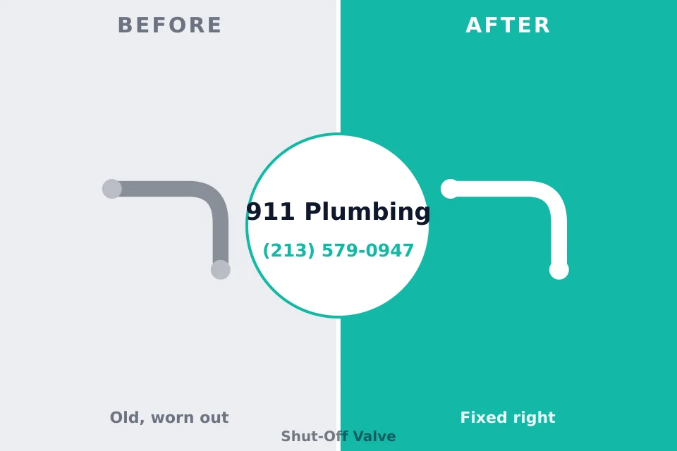 Before and after: plumbing repair Owingsville, KY
